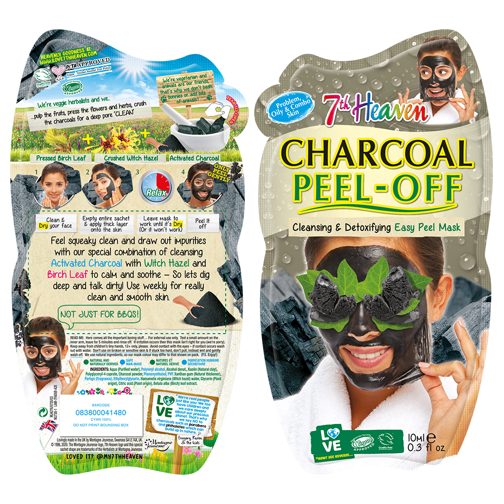 7th Heaven Charcoal Peel - Off 10ml