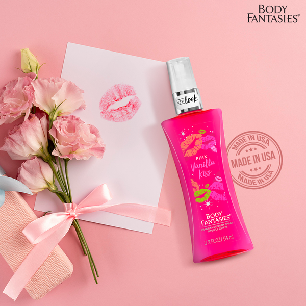 Body Mist Pink Vanilla Kiss Perfume BODY FANTASIES SIGNATURE