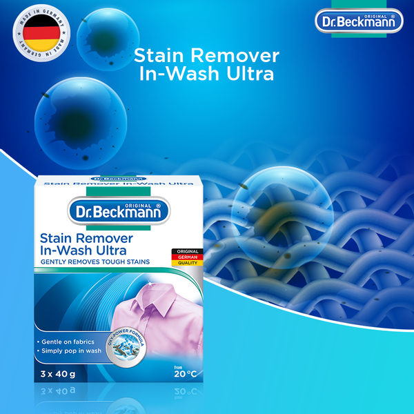 Dr. Beckmann Stain Remover In-Wash Ultra 3x40g – Shop Essentialls