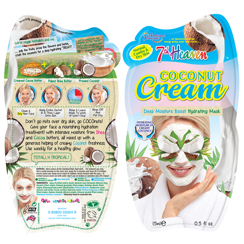 7th Heaven Coconut Cream Hydrating mask 15ml
