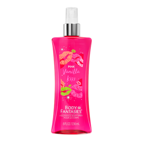 Body Fantasies Body Mist Pink Vanilla Kiss 236ml