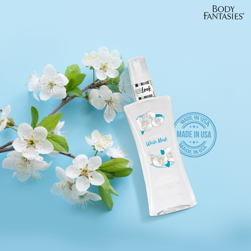 Body Fantasies Body Mist Fresh White Musk 94ml Shop Essentialls