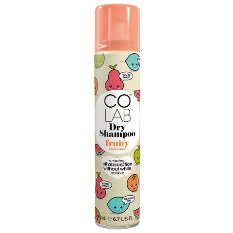 Colab Dry Shampoo Instant Hair Refresh Without White Residue, Fruity