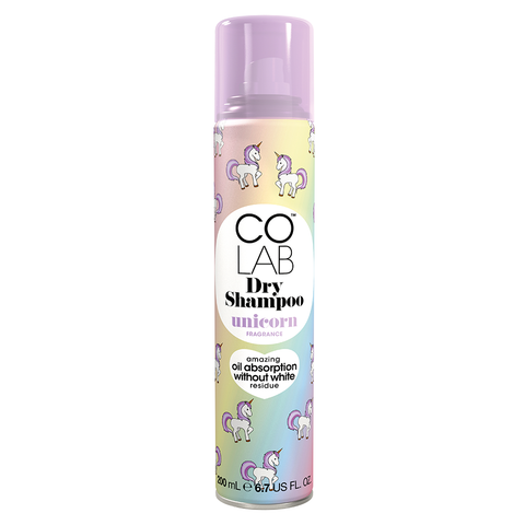 Colab Dry Shampoo Instant Hair Refresh Without White Residue, Unicorn
