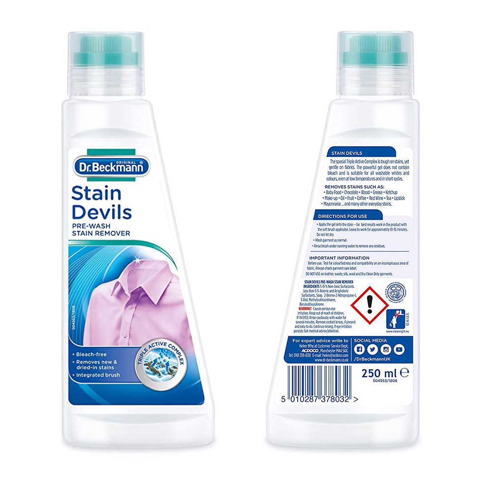 Dr Beckmann Power Brush Stain Remover - Wilsons - Import, distribution and  wholesale of branded household, hardware and DIY products